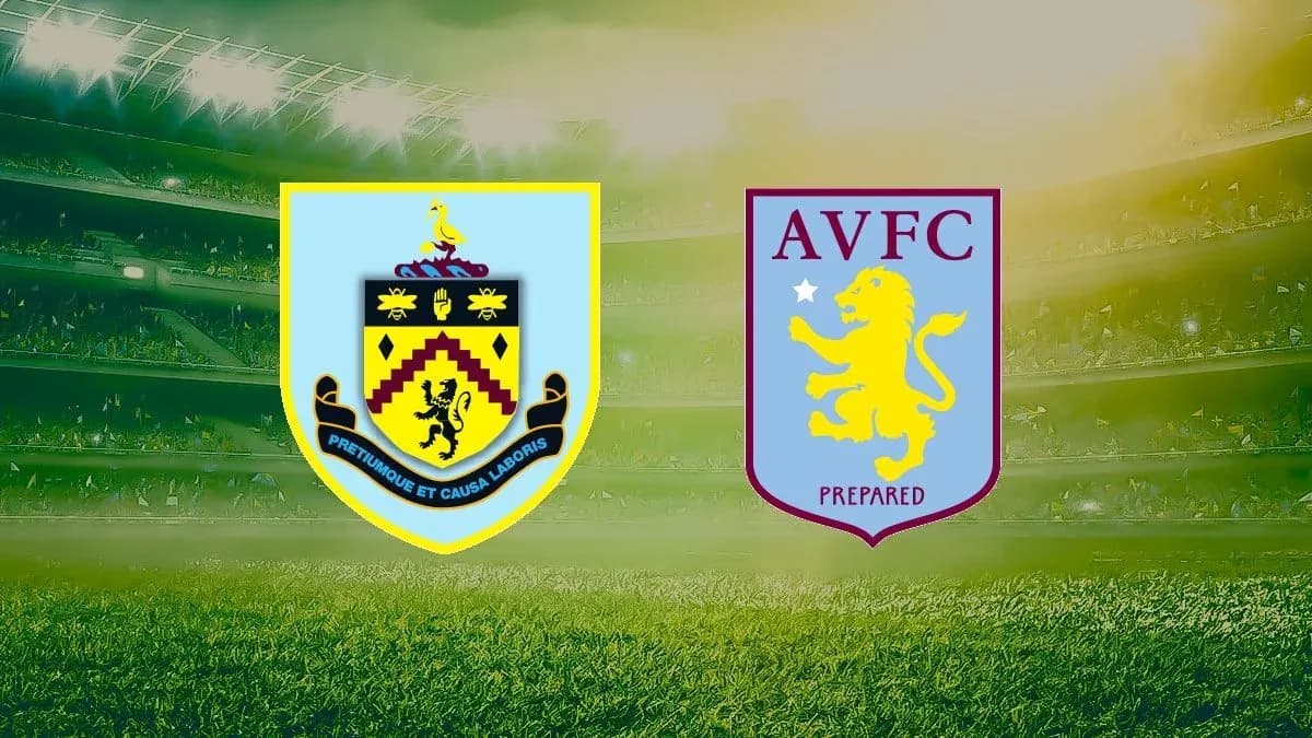 Escudos de Burnley y Aston Villa