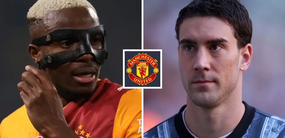 Jugadores de fútbol antes del partido de Manchester United