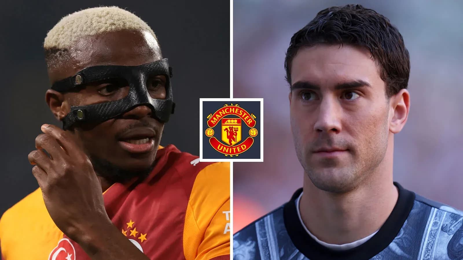 Jugadores de fútbol antes del partido de Manchester United