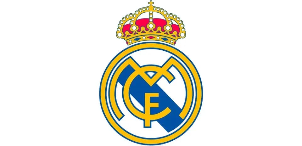 Escudo del Real Madrid con corona encima