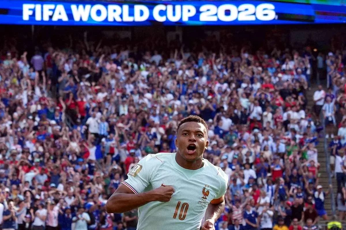 Jugador de Francia celebrando durante el Mundial 2026