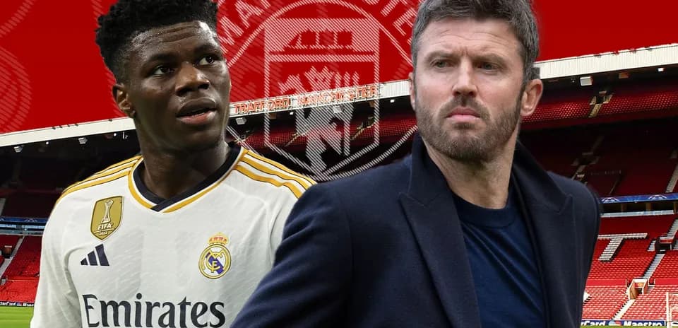 Jugadores de Real Madrid y Manchester United en el estadio