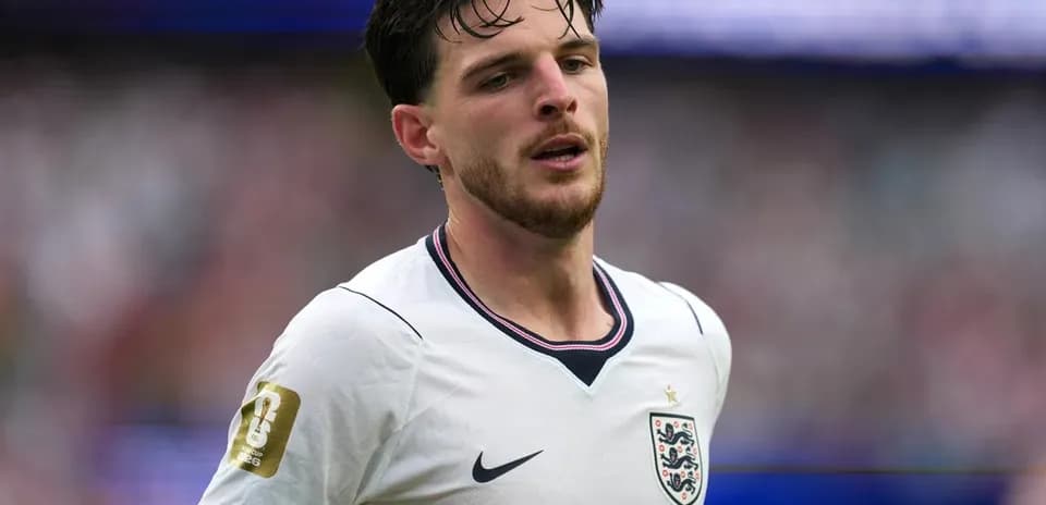 Jugador de Inglaterra en el campo durante el partido