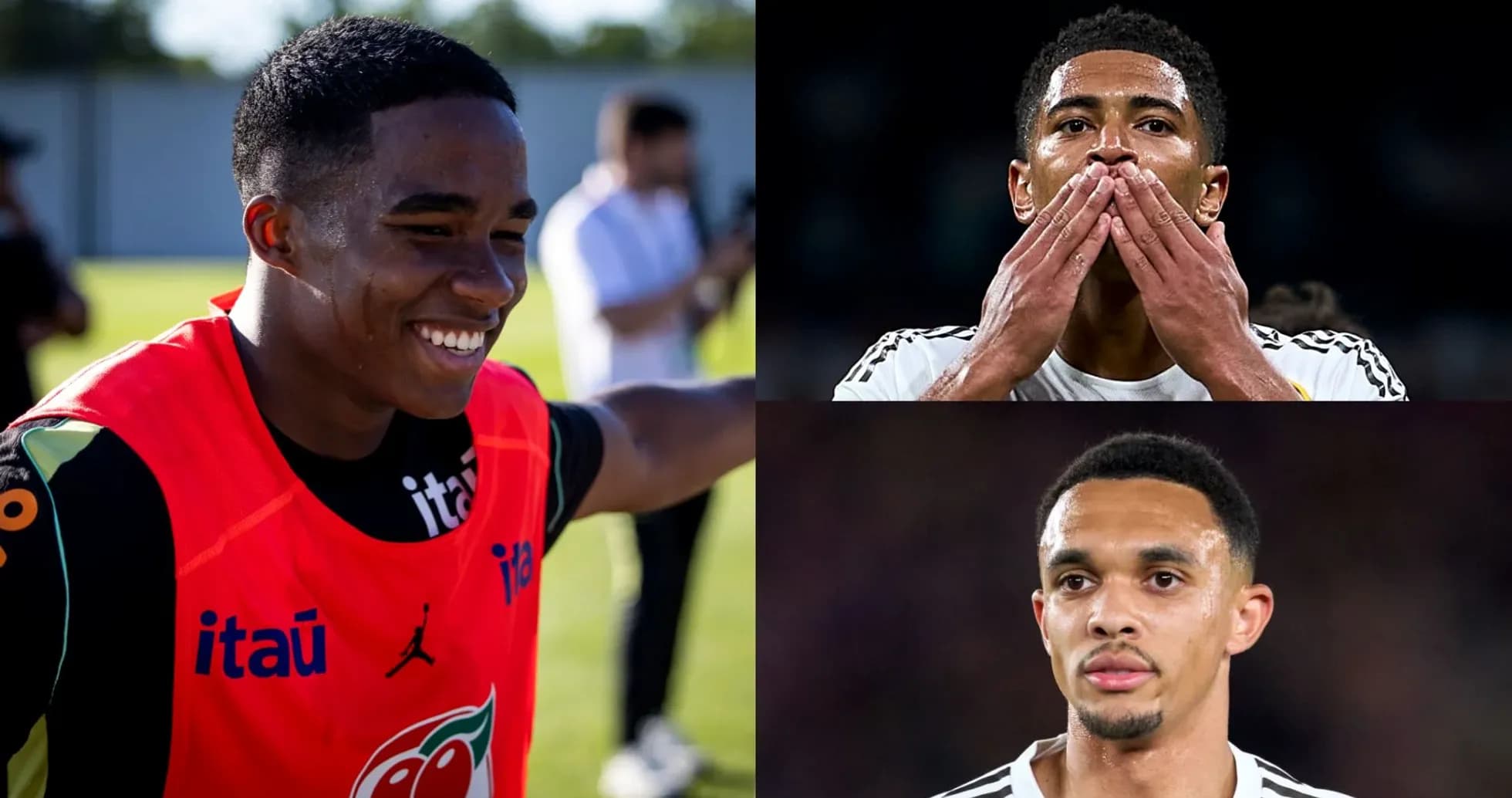 Jugadores de fútbol en entrenamiento y partido