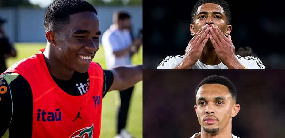 Jugadores de fútbol en entrenamiento y partido