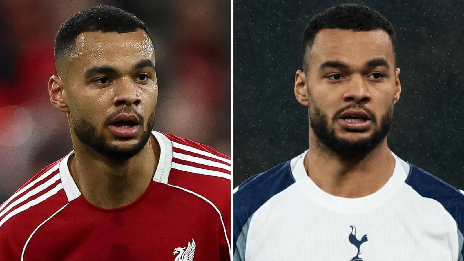 Jugador en uniforme de Liverpool y Tottenham