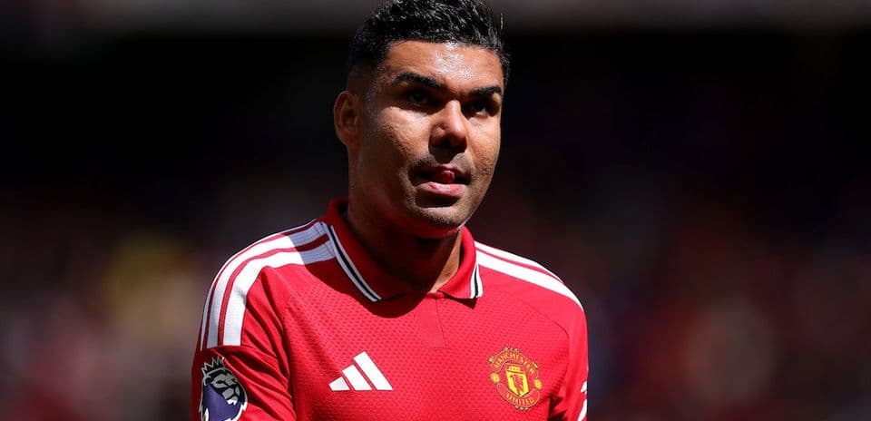 Jugador de Manchester United en el campo durante partido
