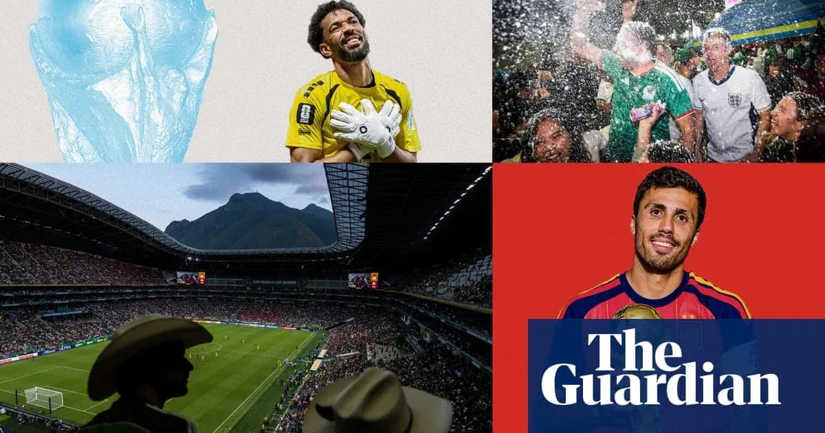 Montaje con momentos del Mundial de fútbol