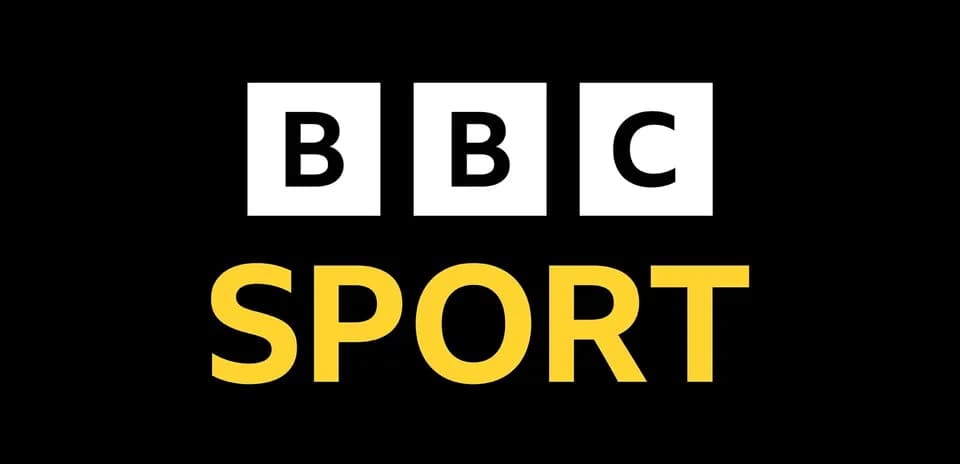 Logo de BBC Sport sobre fondo negro