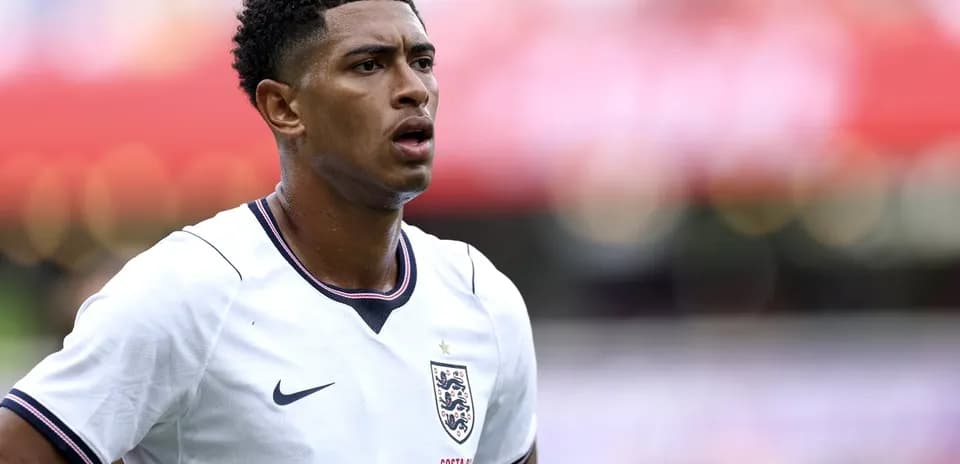 Jugador de Inglaterra en el campo durante un partido