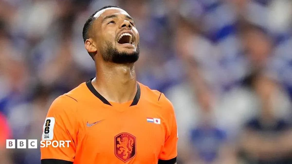 Jugador de la selección de Países Bajos en acción
