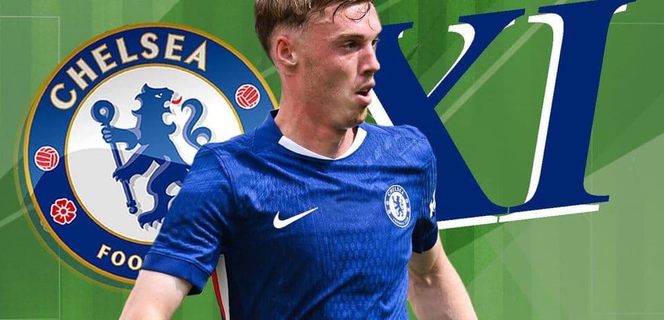 Jugador de Chelsea con uniforme azul en acción