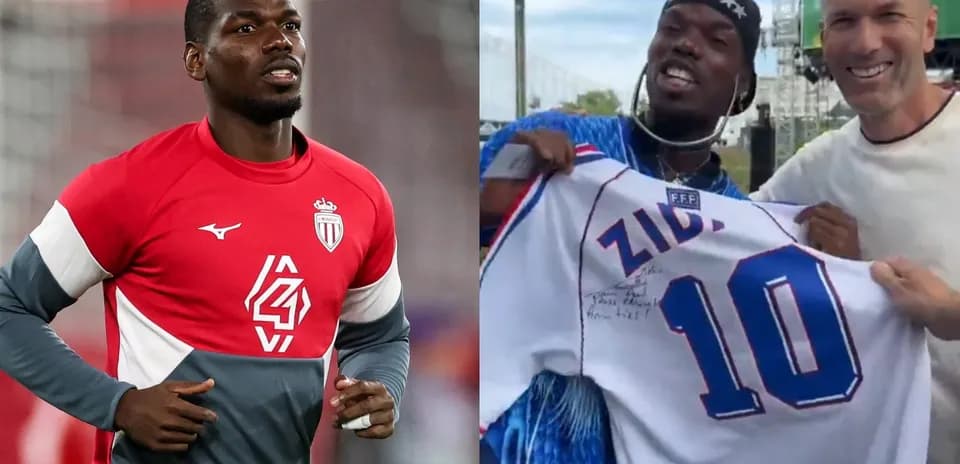 Jugador entrenando y posando con camiseta firmada
