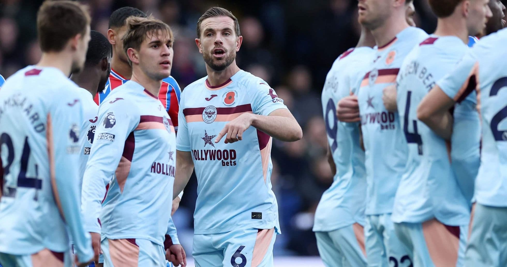 Jugadores de Brentford en la Premier League