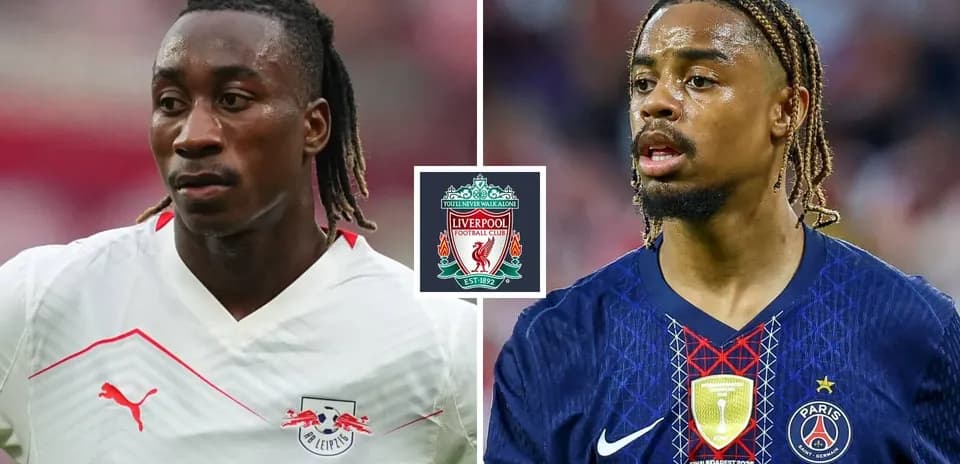 Jugadores de RB Leipzig y PSG durante un partido