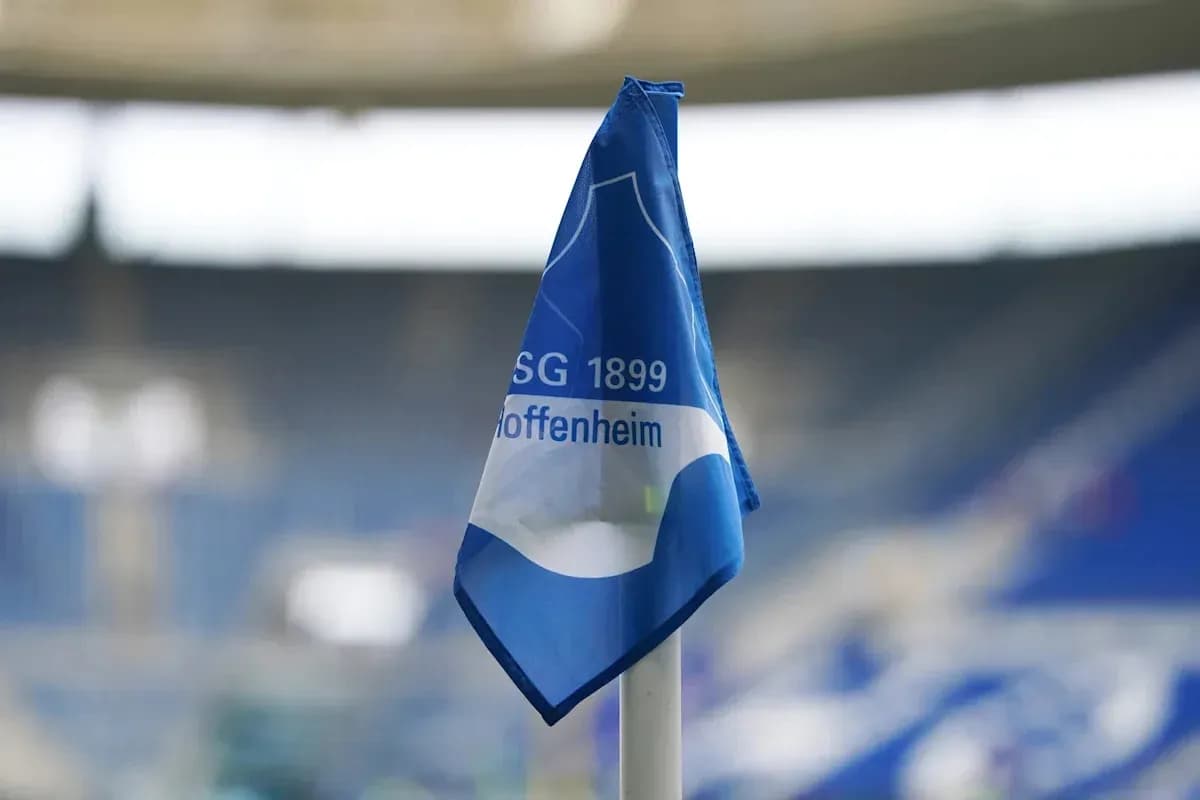 Bandera de esquina del equipo TSG Hoffenheim Bandera de esquina del equipo TSG Hoffenheim