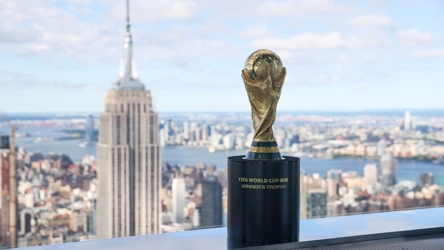 Trofeo de la Copa Mundial en Nueva York Trofeo de la Copa Mundial en Nueva York