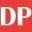 Logotipo de DP en fondo rojo Logotipo de DP en fondo rojo