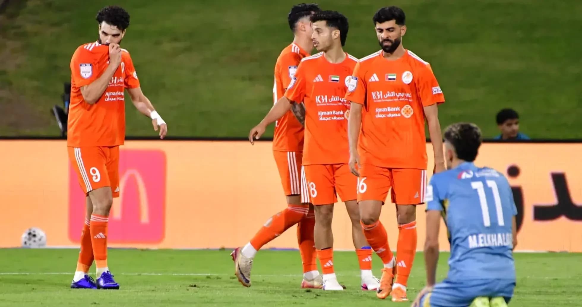 Jugadores de Dibba Al Fujairah U23 en el partido Jugadores de Dibba Al Fujairah U23 en el partido