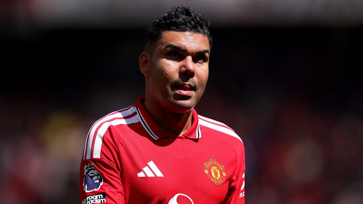 Jugador de Manchester United en el campo durante partido Jugador de Manchester United en el campo durante partido