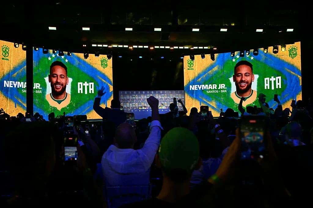 Presentación de Neymar Jr. en evento deportivo Presentación de Neymar Jr. en evento deportivo