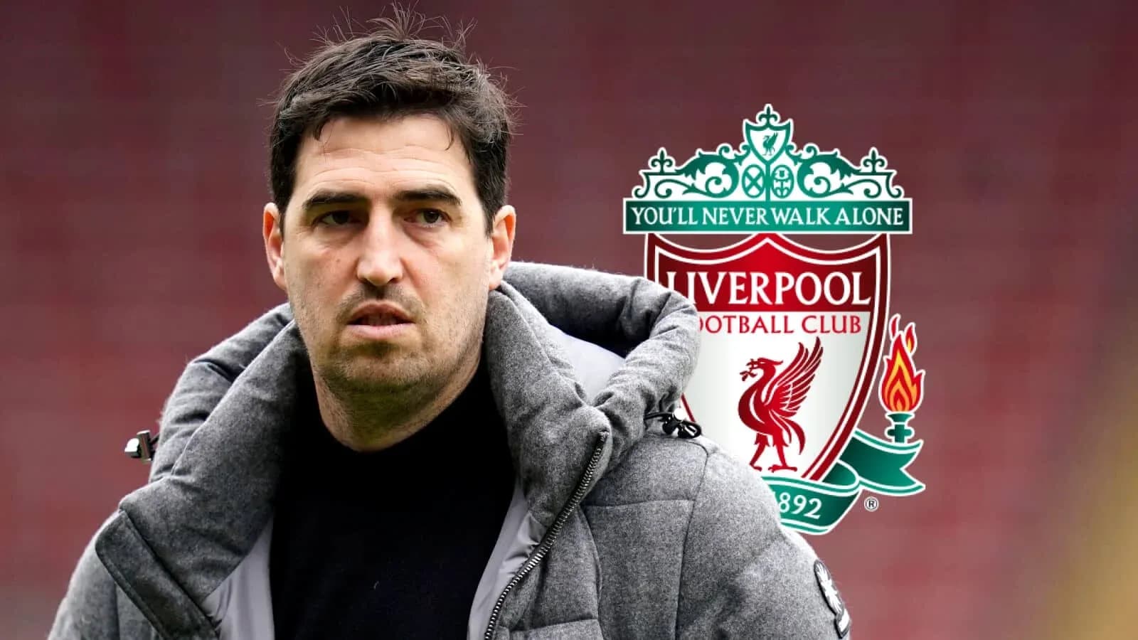 Entrenador de Liverpool en el estadio Entrenador de Liverpool en el estadio
